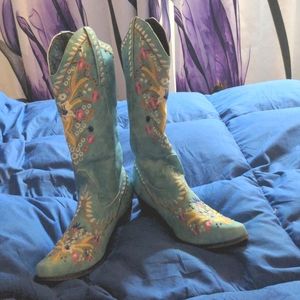 Unique style Western Boots 10/10.5 side